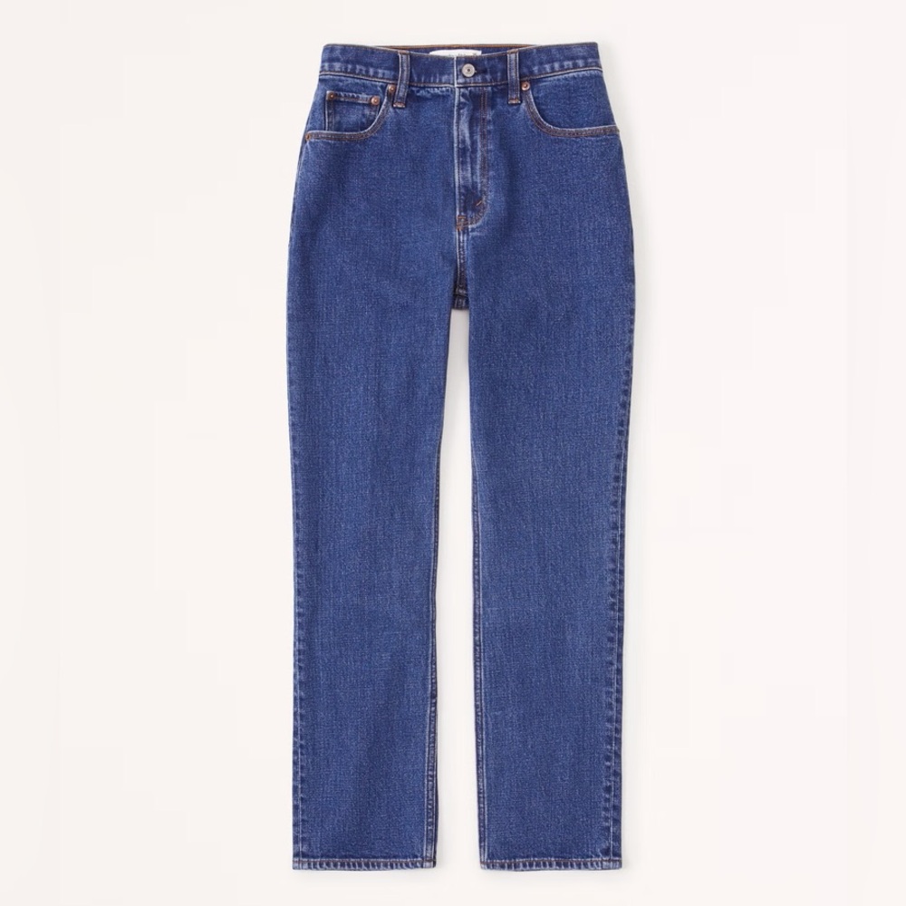 Abercrombie Ankle Straight Ultra High Rise Curve Love 27/4short